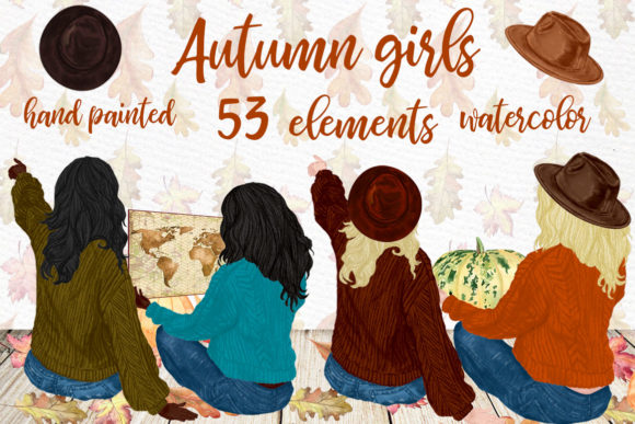 Autumn Illustrations for Crafting