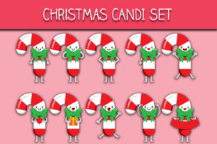 Christmas Candi Set Illustrations
