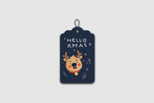 Christmas Deer Greeting Card Illustrations