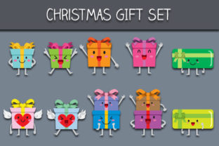 Christmas Gift Set Illustrations