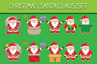 Christmas Santa Claus Set Illustrations