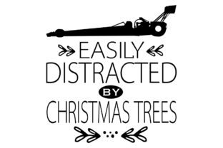 Easily Distracted by Christmas Trees Illustrations