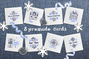 Gift Boxes 8 Haddrawn Cards