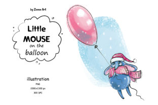 Little Mouse on the Balloon Illustrations