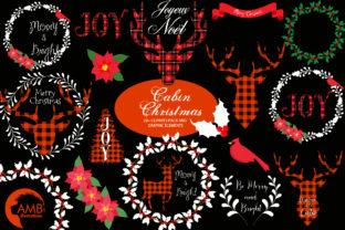 Lumberjack Christmas Clipart AMB-2106