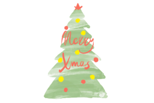Merry Xmas Illustrations