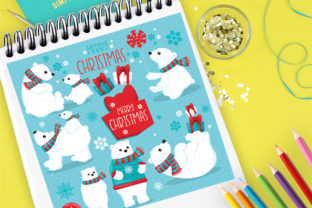 Polar Bear Christmas Illustrations