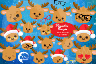 Reindeer Faces Illustrations for Local Branding