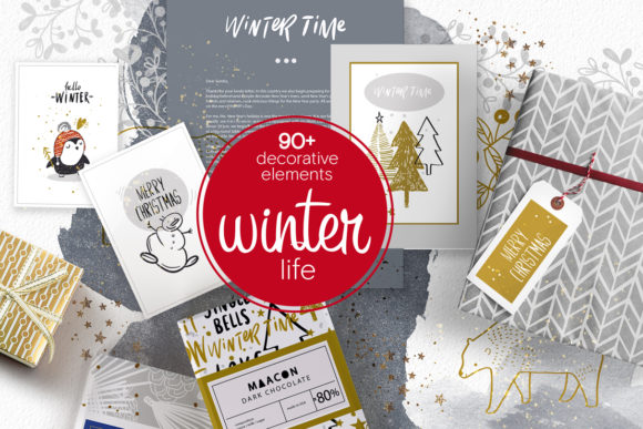Winter Life Big Package Illustrations